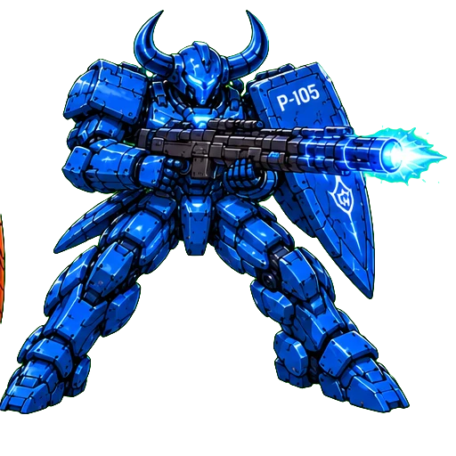 Blauer Ironblooded FriendsR Mecha