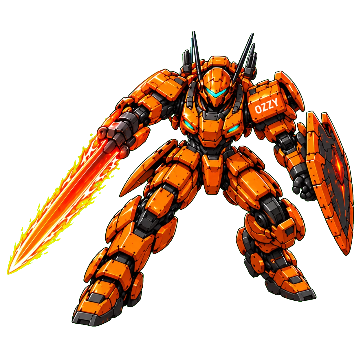 Oranger Ironblooded FriendsR Mecha